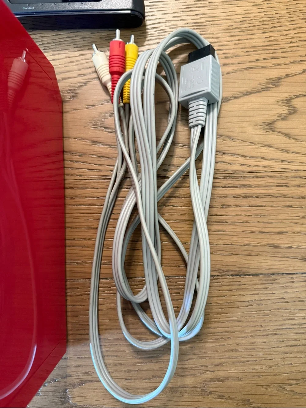 Nintendo Wii Red Console 25th Anniversary edition RARE Tested & Working 2 Games
